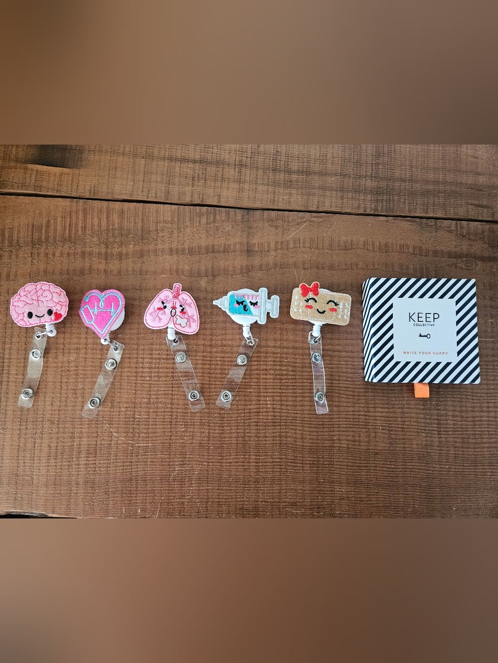Cute Medical Nurse Badge Reels – 5 Retractable ID Holders